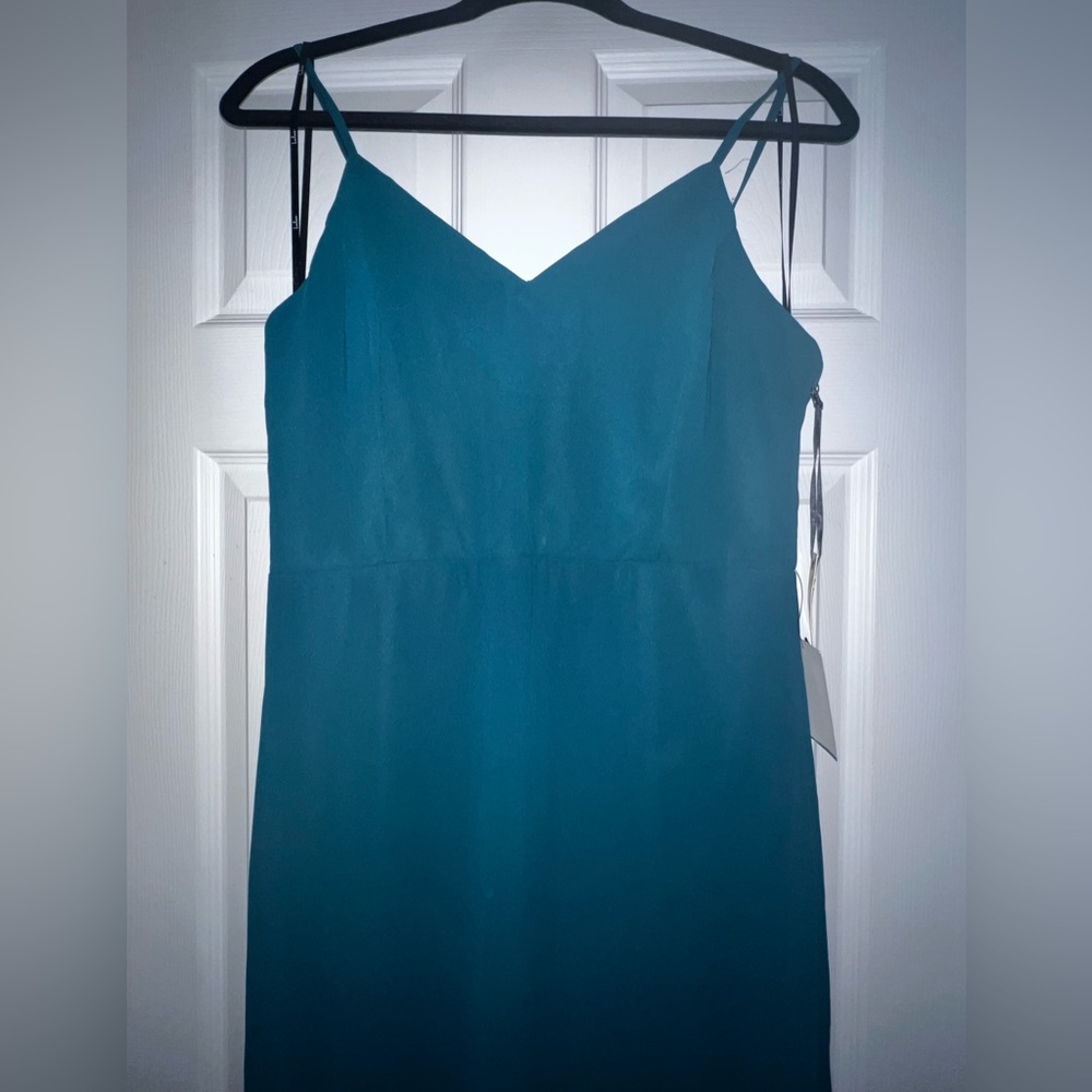 🎁🎀🌟 Lulu’s Green Forest Long Dress Size XL  Party, Wedding Guest Dress - Picture 2 of 7